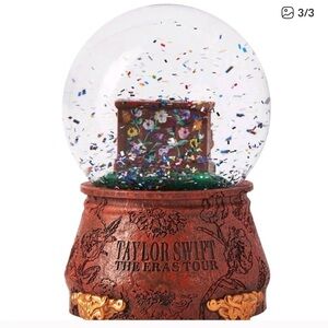 Taylor Swift The Eras Tour Celebration Globe with Brown Base